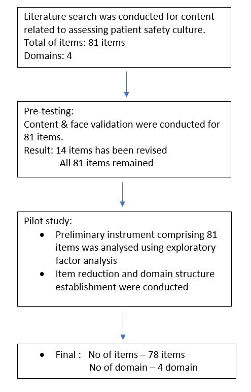 FIGURE 1: Item generation process flow chart