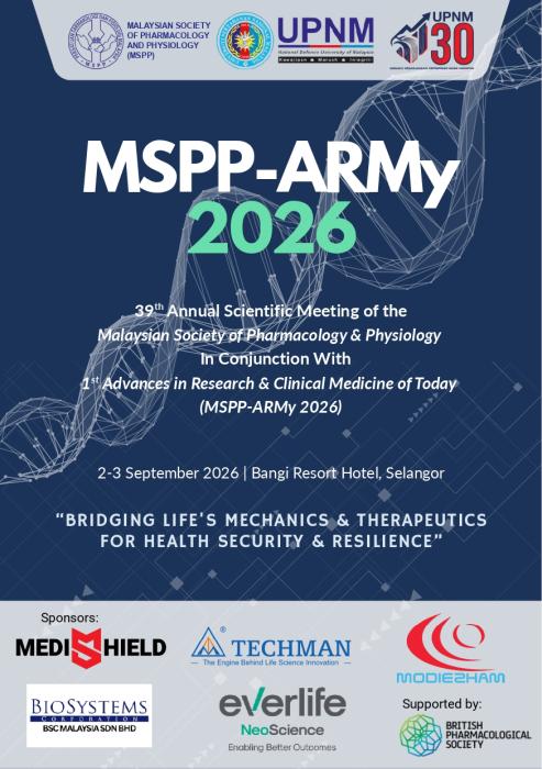 39th Annual Scientific Meeting MSPP 2026 in conjunction with ARMY Conference